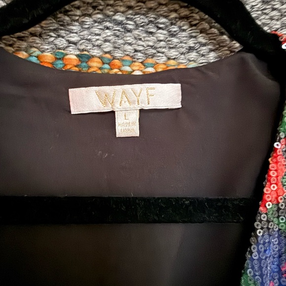 Sequin Floral Mini Dress by Wayf - Picture 3 of 9